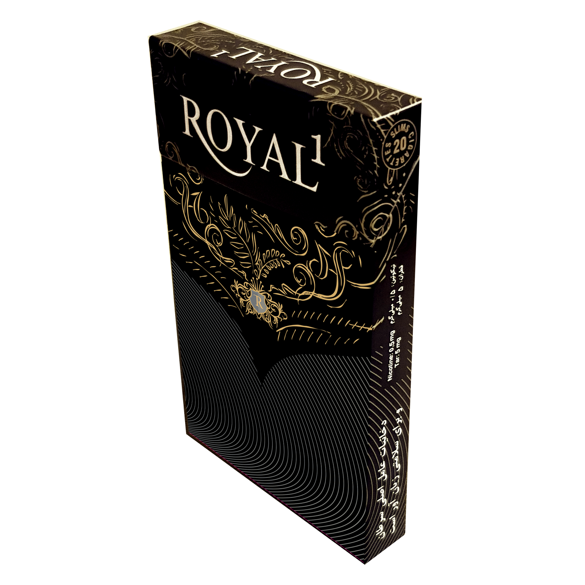  Royal1 Black Slim 